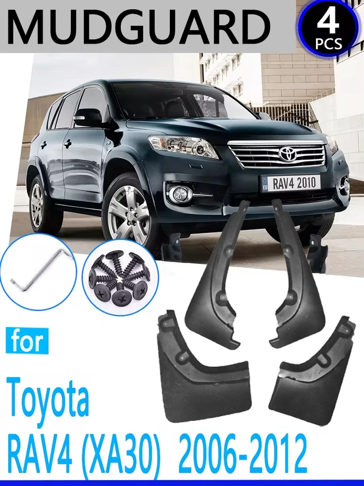 Mudguards for Toyota RAV4 2006 ~ 2012 XA30 2007 2008 2009 2010 2010 2011 Príslušenstvo automobilu Mudflap Fender Automatické diely Dust Prafproof