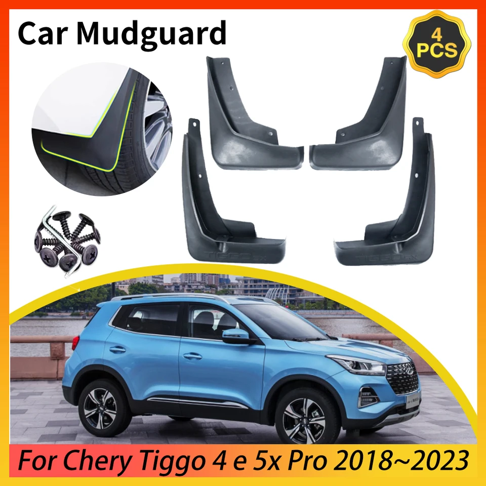 Mudguards pre Chery Tiggo 4 E 5x Pro 3 DR 5,0 MVM X55 2018 2019 2020 2021 2022 2023