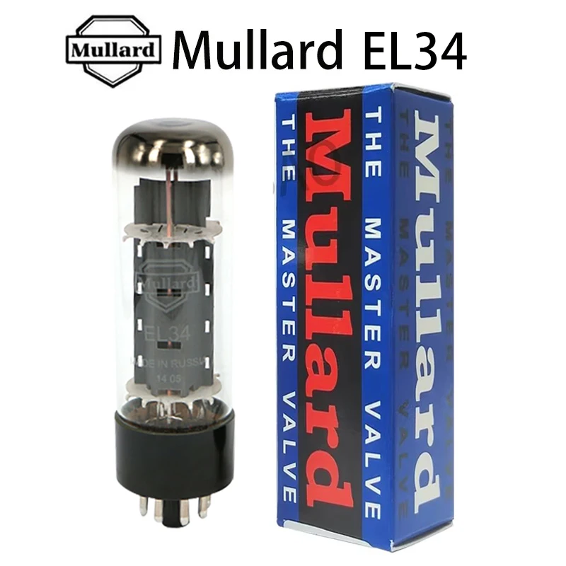 MULLARD EL34 Vákuová trubica HIFI Audio ventil nahrádza 6CA7 KT77 KT90 5881 6P3P KT66 Elektronická trubica zosilňovacia súprava DIY Zodpovedajúce štvorkolky