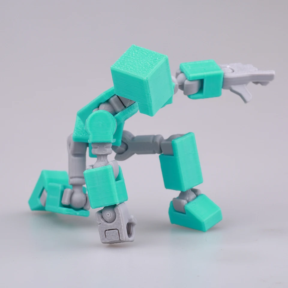 Multi-bodnuté pohyblivé shapeshift robot 3D tlačené figuríny Mini13 Postavy postavy hračky Hračky Kids Dospelí dospelí