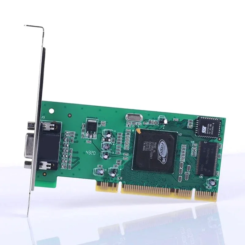 Multi-display traktor karta ATI RAGE XL 8MB 32BIT PCI VGA Desktop PCI Video grafická karta SDRAM pre počítač stolného počítača