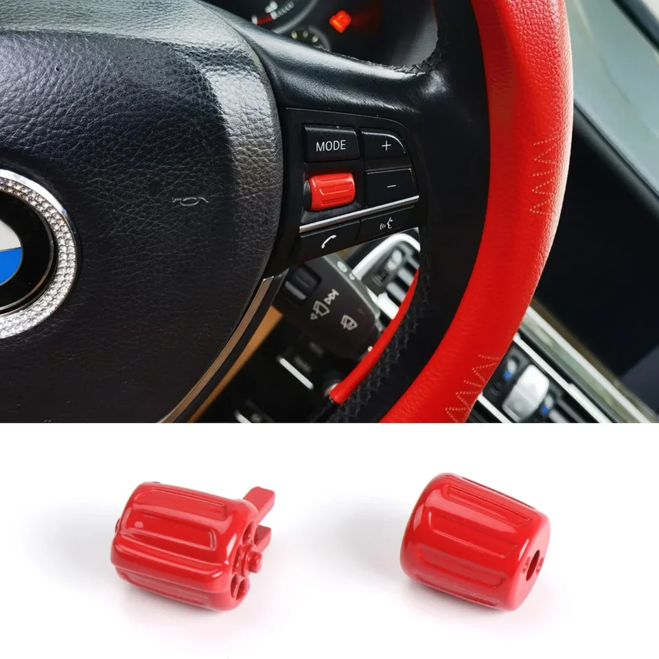Multi-funkčné gombík červeného auta pre tlačidlo ovládacieho gombíka volantu pre BMW 3 4 5 GT 6 7 Series F30 F35 F34 F36 F10 F11 F12 F07 F01 F02