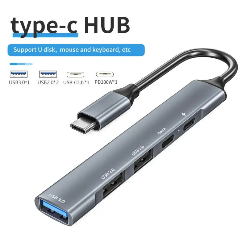 Multi-splitter adaptér typu C Splitter Dock Decking Docking Station Computer Apspter Computer