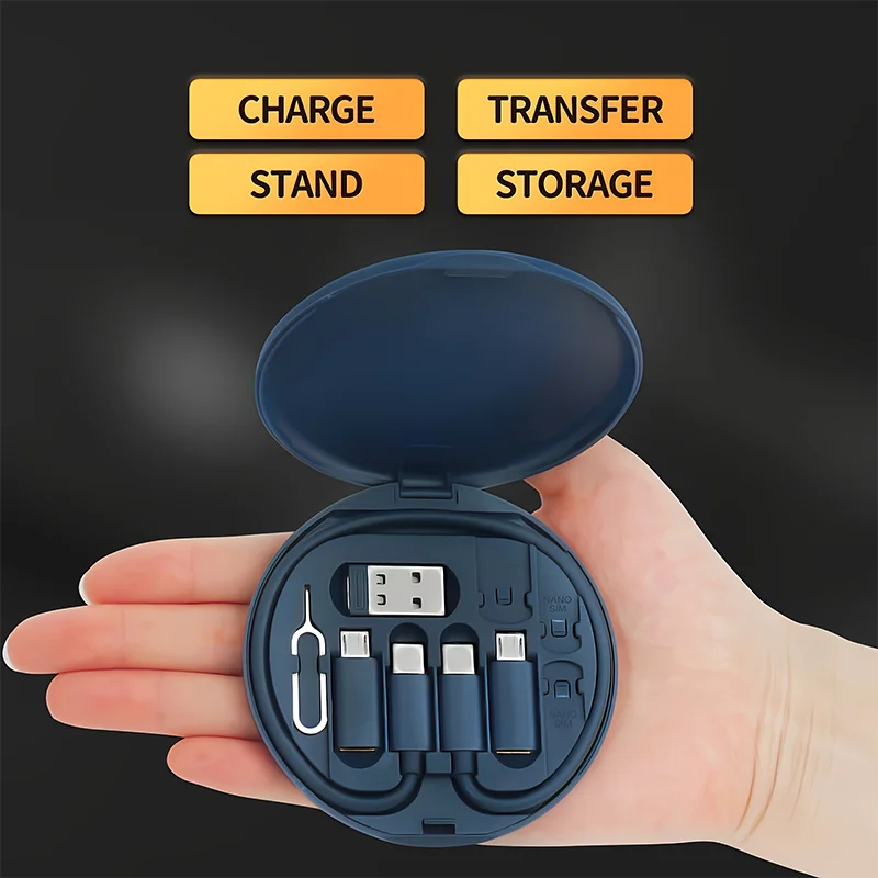 Multi USB typ C až C 60W nabíjací adaptér káblovej súpravy USB C At Lighting Conversion Set USB A a typ C na mikro/typ C/osvetlenie