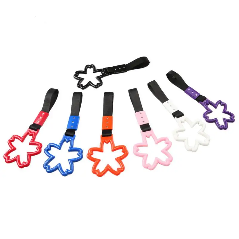 Multi štýl Univerzálny Tsurikawa Ring Heart Nylon Strap JDM Racing Train Train Rukoväť rukoväte ruky remienok drift kúzlo remienok Drift Auto Apces