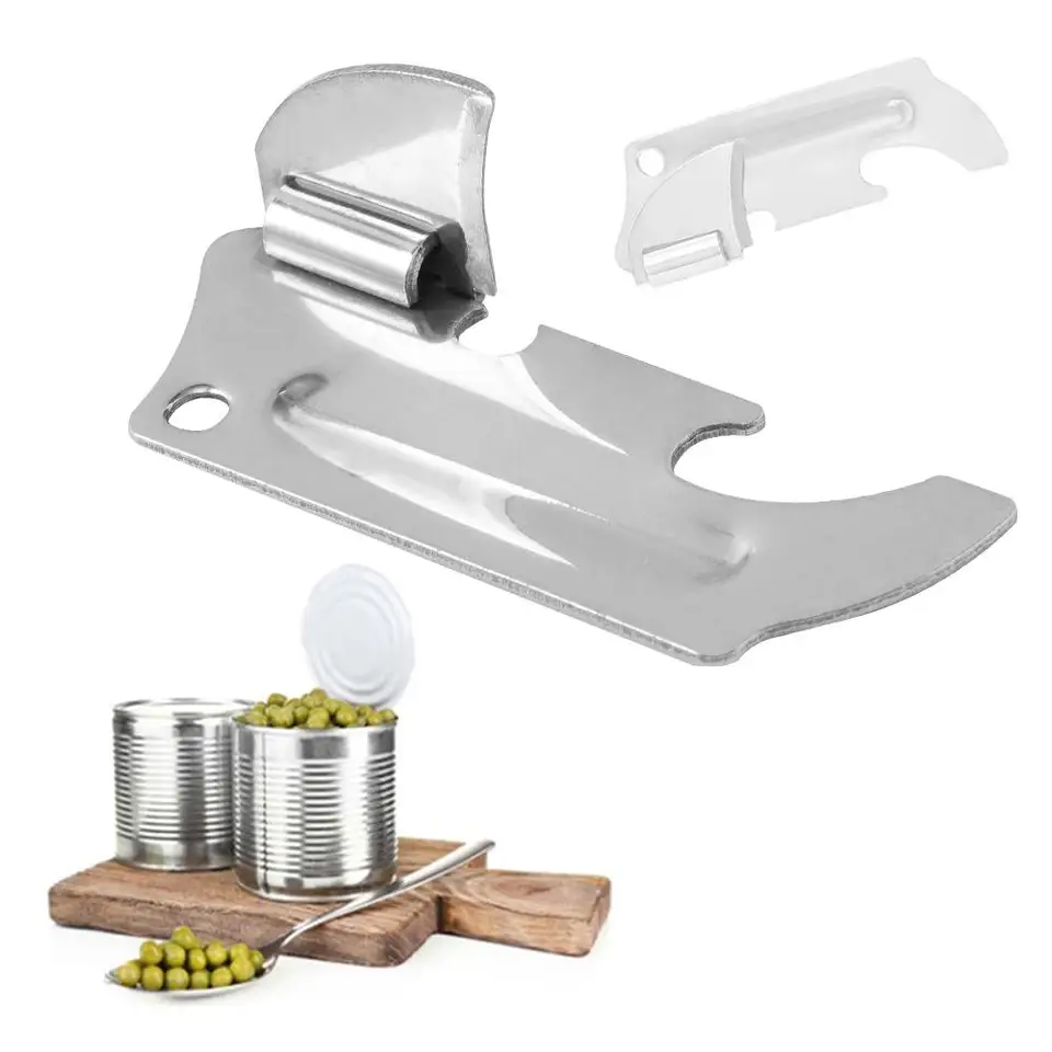 Multifunkcia na plechovku otvárač z nehrdzavejúcej ocele Bočná plechová príručka plechovky Can Creat Jar Tin Creaty Cut Opener Professional B8K2