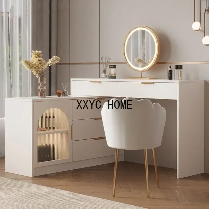 Multifunkcia Nordic toaletný zásuvku Dievčatko Sada moderné skrinky Vanity stolová skrinka Meuble de Chambre luxusný nábytok