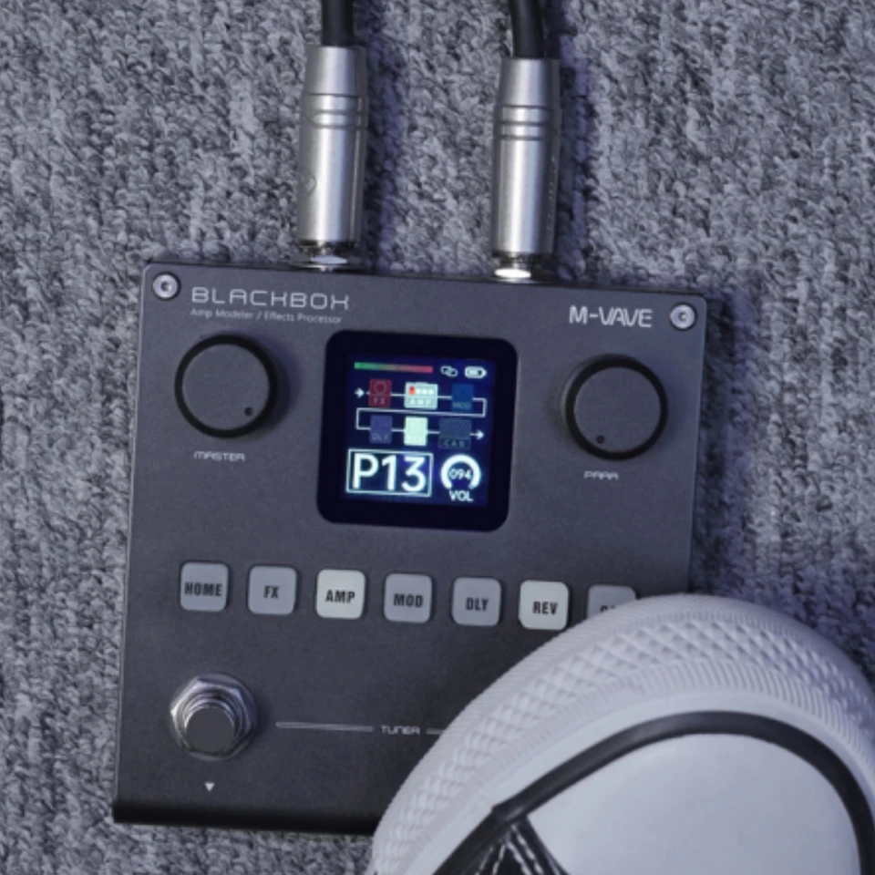 Multifunkčná gitara/basový efekt pedálového efektora M-VAVE Blackbox