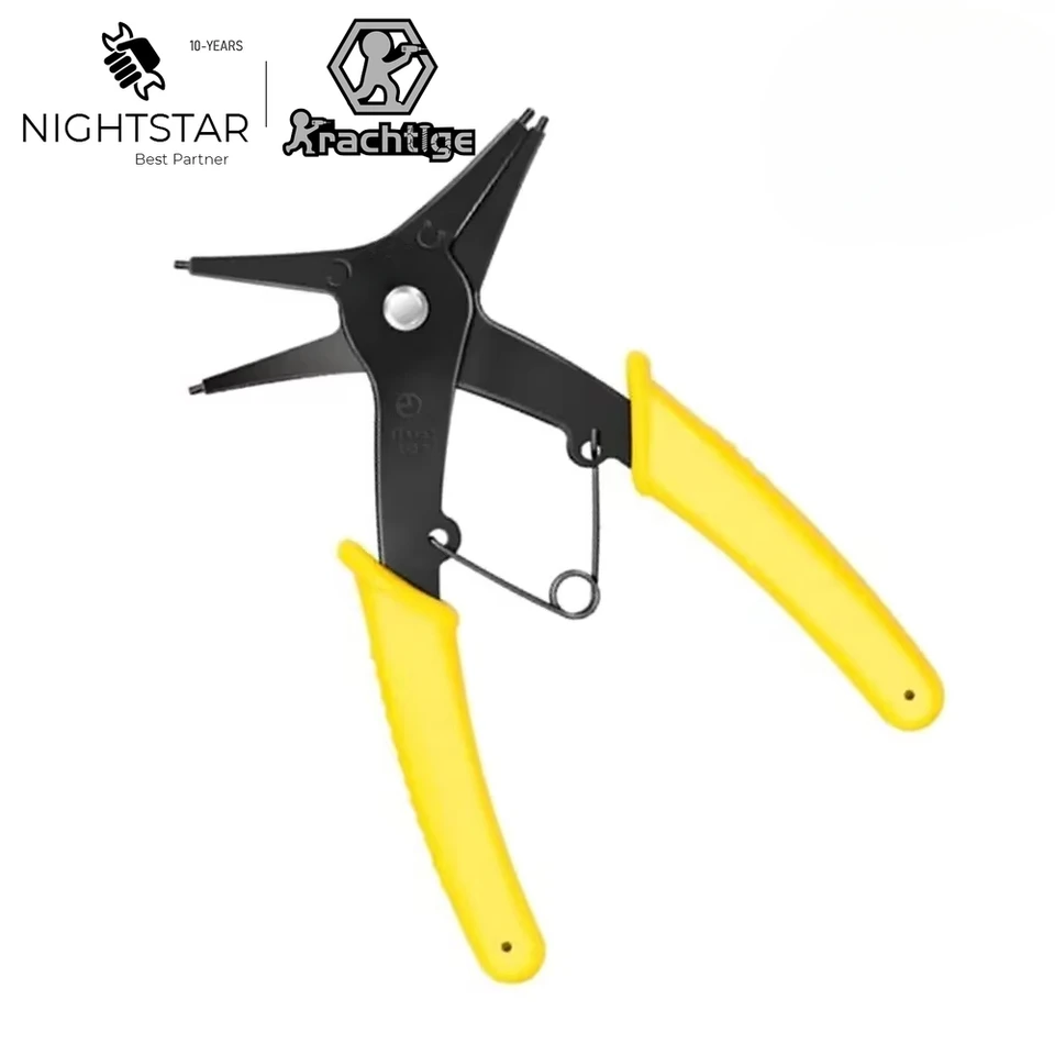 Multifunkčné 2 v 1 kliešte Circlip Demontáž Zostavte zostavenie ručného ručného náradia klip Circlip Circlip DIY ručné náradie
