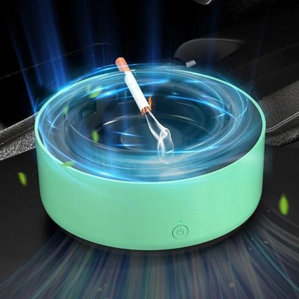 Multifunkčné odstránenie dymu popolníka a čistič vzduchu pre domácu kanceláriu Vnútorné používajú malý odnímateľný dizajn