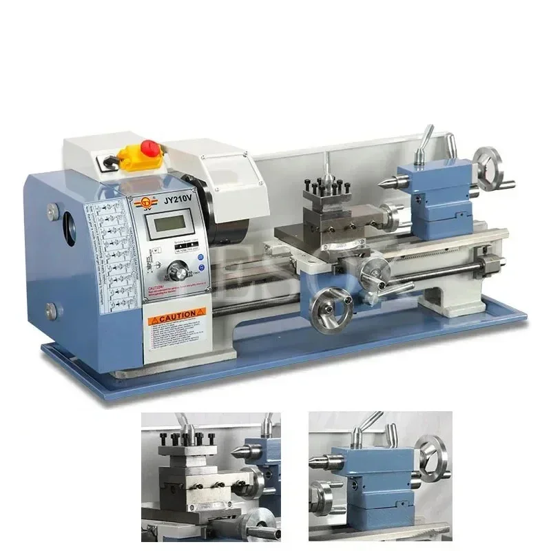 Multifunkčné stroje na spracovanie kovov Lathe High Precision Malé domáce drevárske sústruhové vŕtanie frézovací stroj JY210V-800