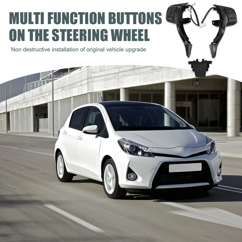 Multifunkčné vozidlá na volante Cruise Control Gutton Prepínač pre Toyota Vitz Yaris Verso-S 2012-2017