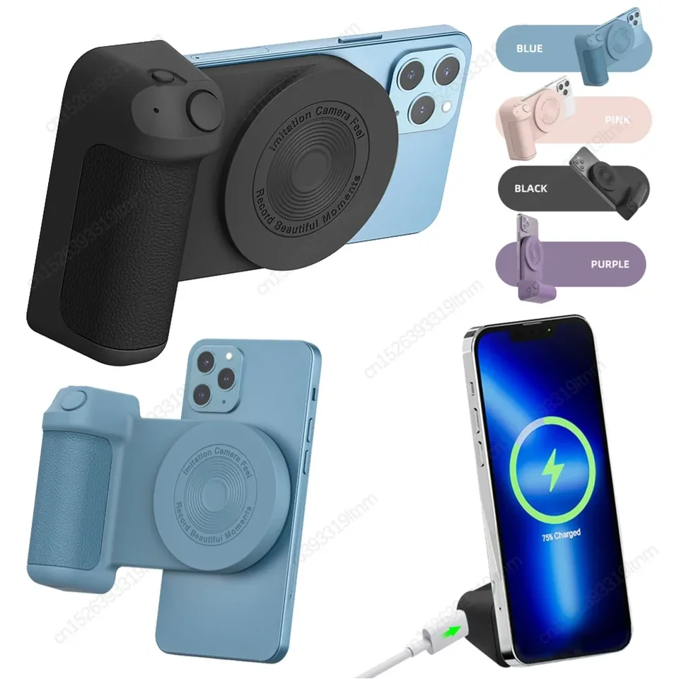 Multifunkčný fotoaparát Bluetooth kompatibilný vreckový telefón selfie držiteľ anti-šer