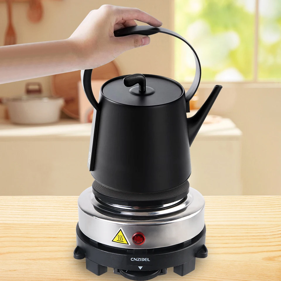 Multifunkčný mini elektrický ohrievač sporák 500 W 220V Kitchenappliance mliečna voda Káva ohrievacia káva pec Eu Plug Hot Cooker tanier