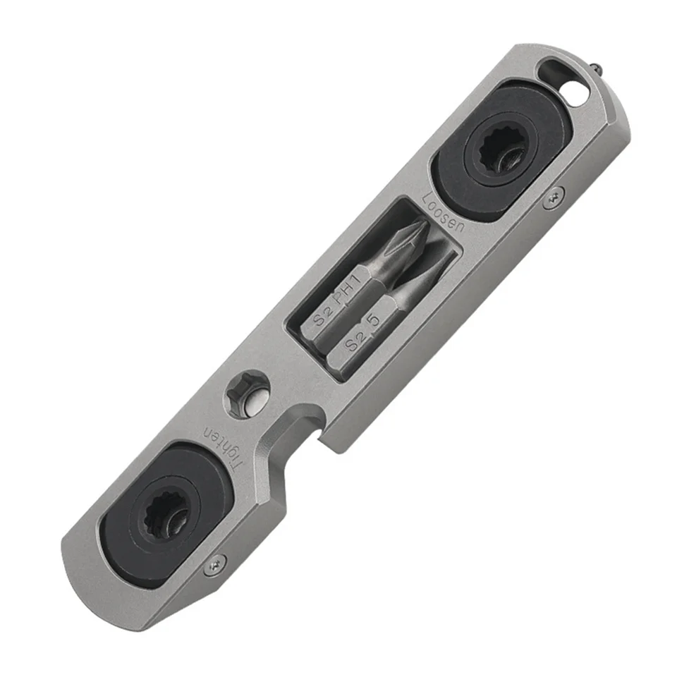 Multifunkčný mini ratchet skrutkovač kľúče otvárač fľaše EDC