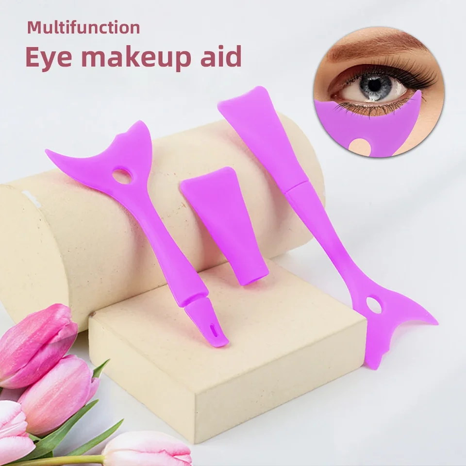 Multifunkčný nástroj na make -up Silikone Beauty Pravec Eyeshadow zvýrazňuje rúžové očné linky pomoc s obočím