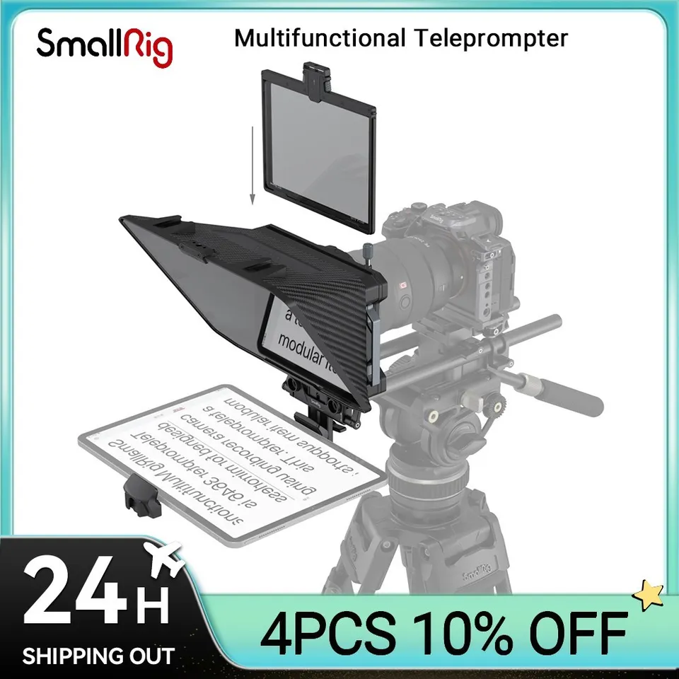 Multifunkčný prenosný tablet/ smartphone/ DSLR Teleprompter pre iPad pre Huawei pre Xiaomi pre Xiaomi pre Xiaomi
