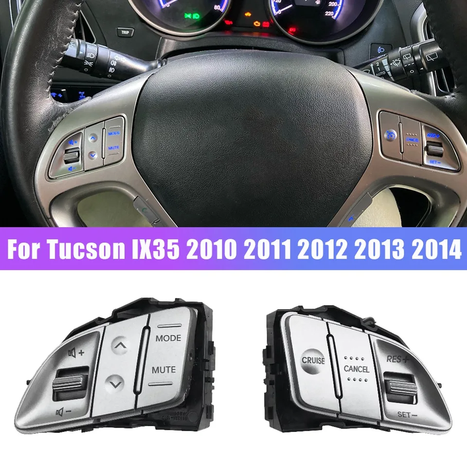 Multifunkčný spínač Cruise Cruise Control Prepínač pre Hyundai Tucson IX35 2010 -2014 A