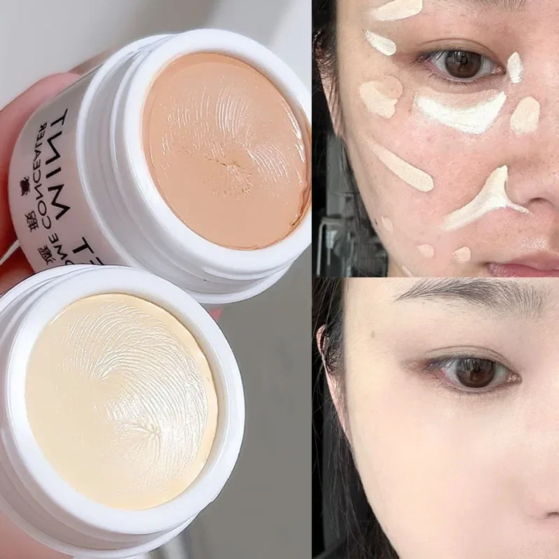 Multifunkčný zvlhčujúci matný korektorový make -up textúra pokrývajúce akné značky tmavé kruhy kontúrovanie paletovej krémovej kozmetiky