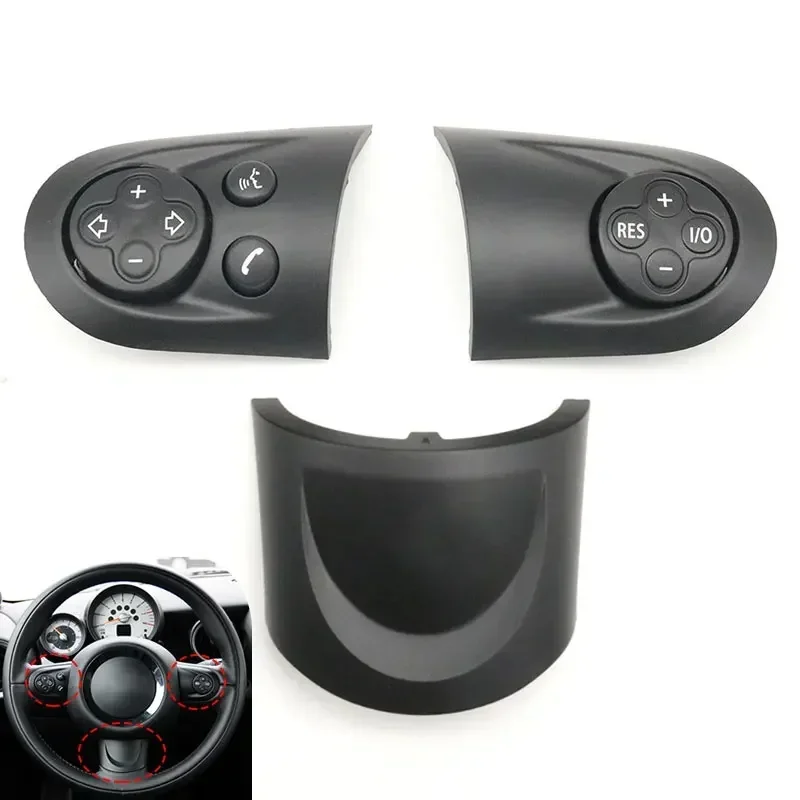 Multifunkčný zvukový výletný výletný automobil Control Control Cover Cover Cover pre BMW Mini Cooper R55 R56 R57 R58 R59 R60 R61 07-14