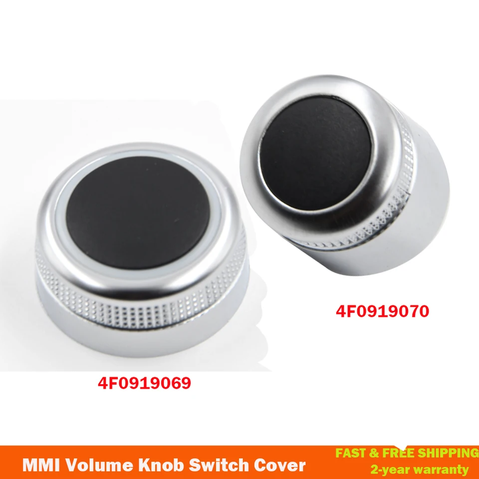 Multimediálne MMI Volume Gomb Button Switch Nastavenie navigácie pre Audi A6 C6 S6 Allroad Q7 A8 S8 4F0919070 4F0919069