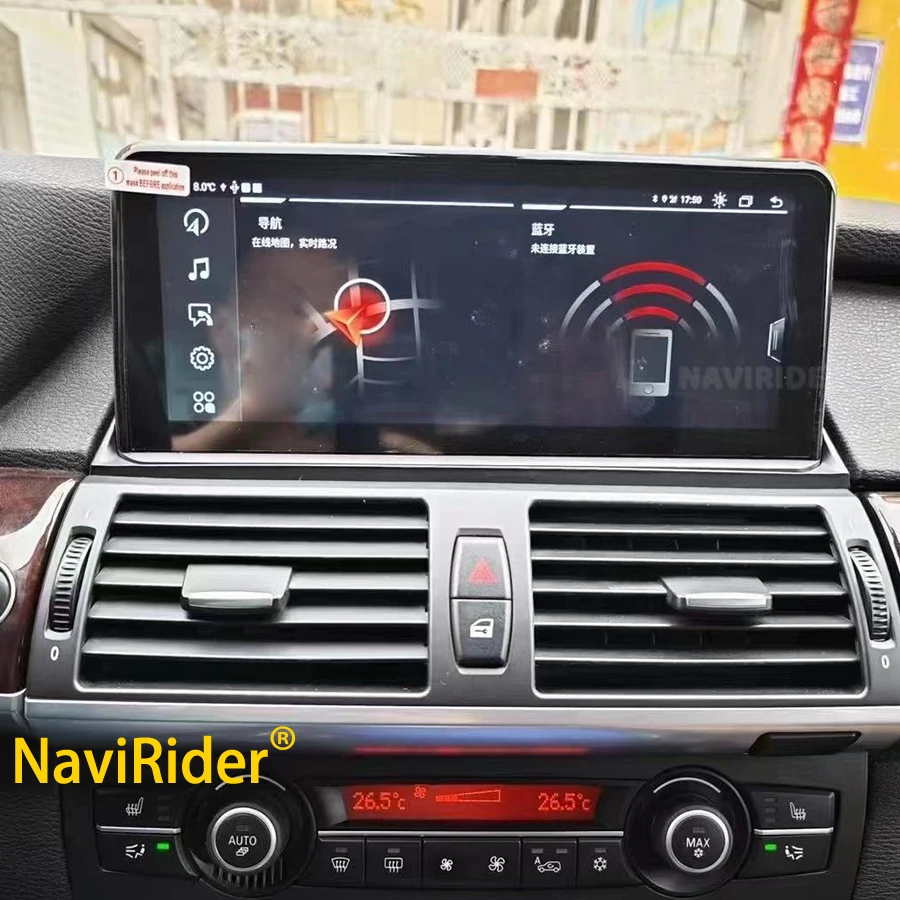 Multimediálny hráč pre BMW X5 X6 2007 2013 Series F48 CCC CIC NBT System Android 13 10.25 '' QLED CARPLAY GPS Stereo