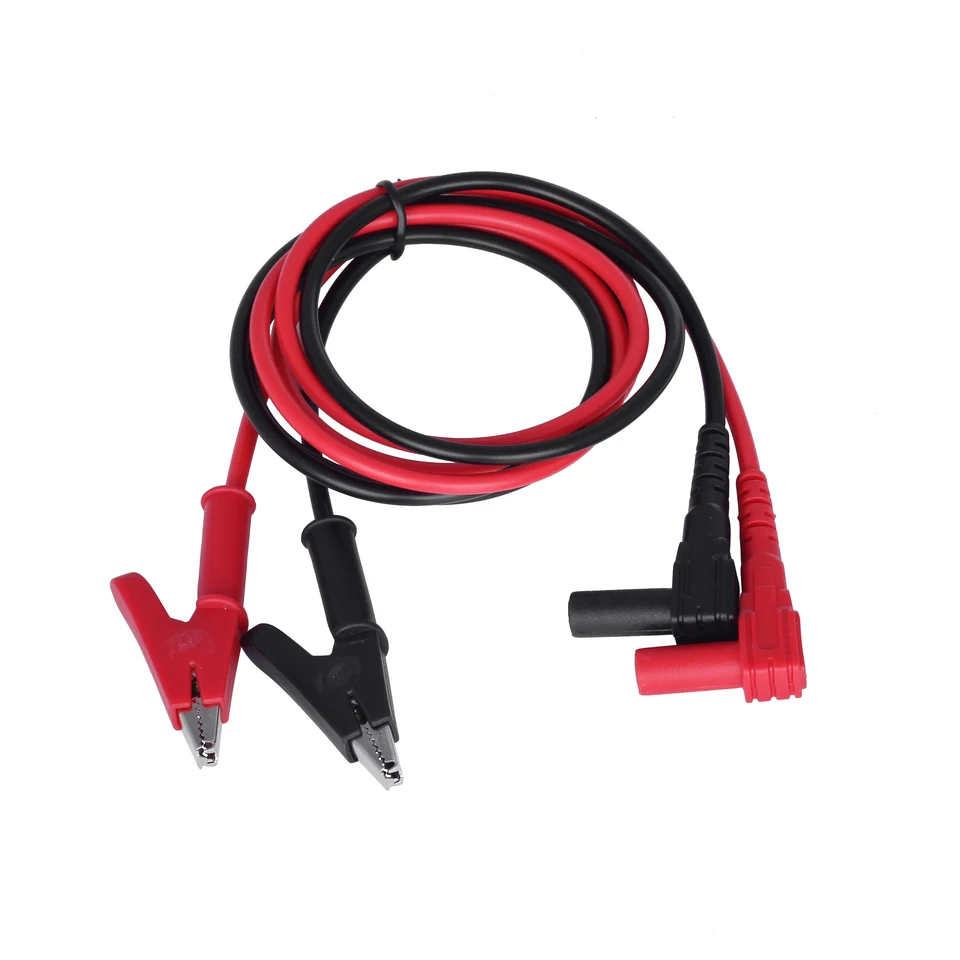 Multimeter 4 mm banánová sonda Clip Alligátor Clip 20A 90 cm Krokodílový adaptér pre izolovaný kábel s multimetrovým perom