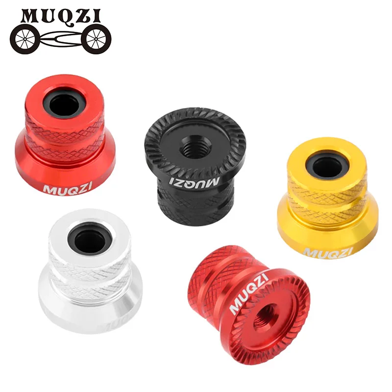 Muqzi 2ks rýchle uvoľňovanie nápravy špíz M5 Screw Bike Hub predné zadné špajle skrutky