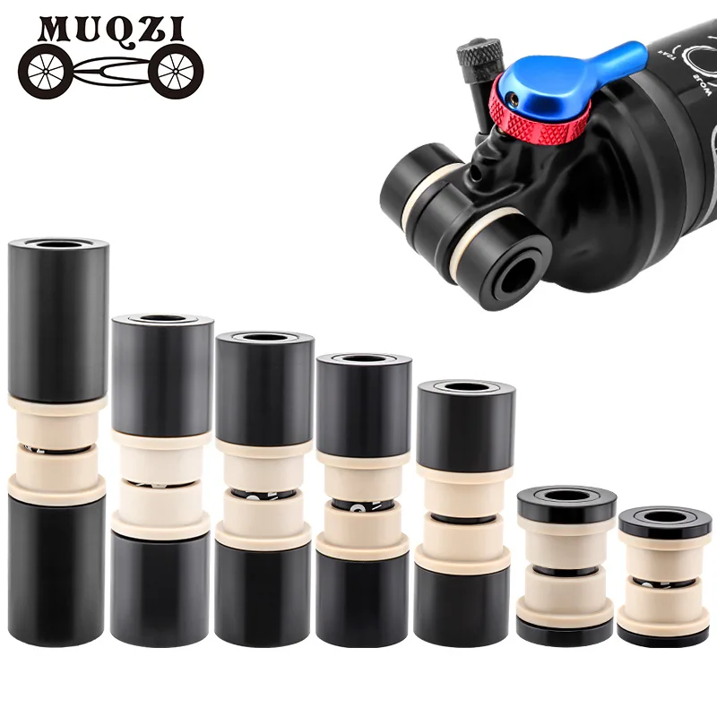 MUQZI MTB Zadné šokové puzdro 22 24 32 44 50 52 54 68 mm vnútorný priemer 8 mm montážny tlmivý tlmič
