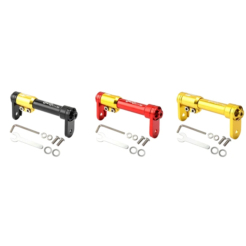 Muqzi skladací bicykel Easy Wheels Extension Bar Hliníková zliatina Easy Wheel Extender pre Brompton Skladacie bicykle