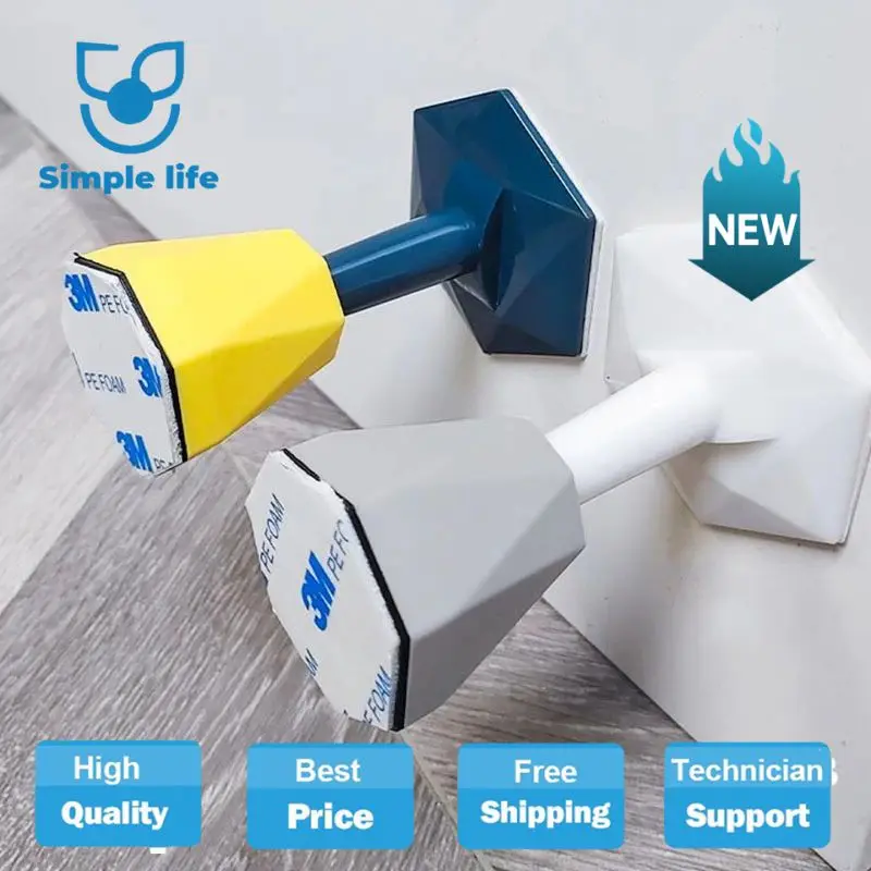 Mute Silikone Dvere Stopper Self Adhessive Dvere Zastavuje nárazník dvere vložky dverí zadná zadná zadná strana Dvere Wall Buffer Protector bezpečnostné náradie