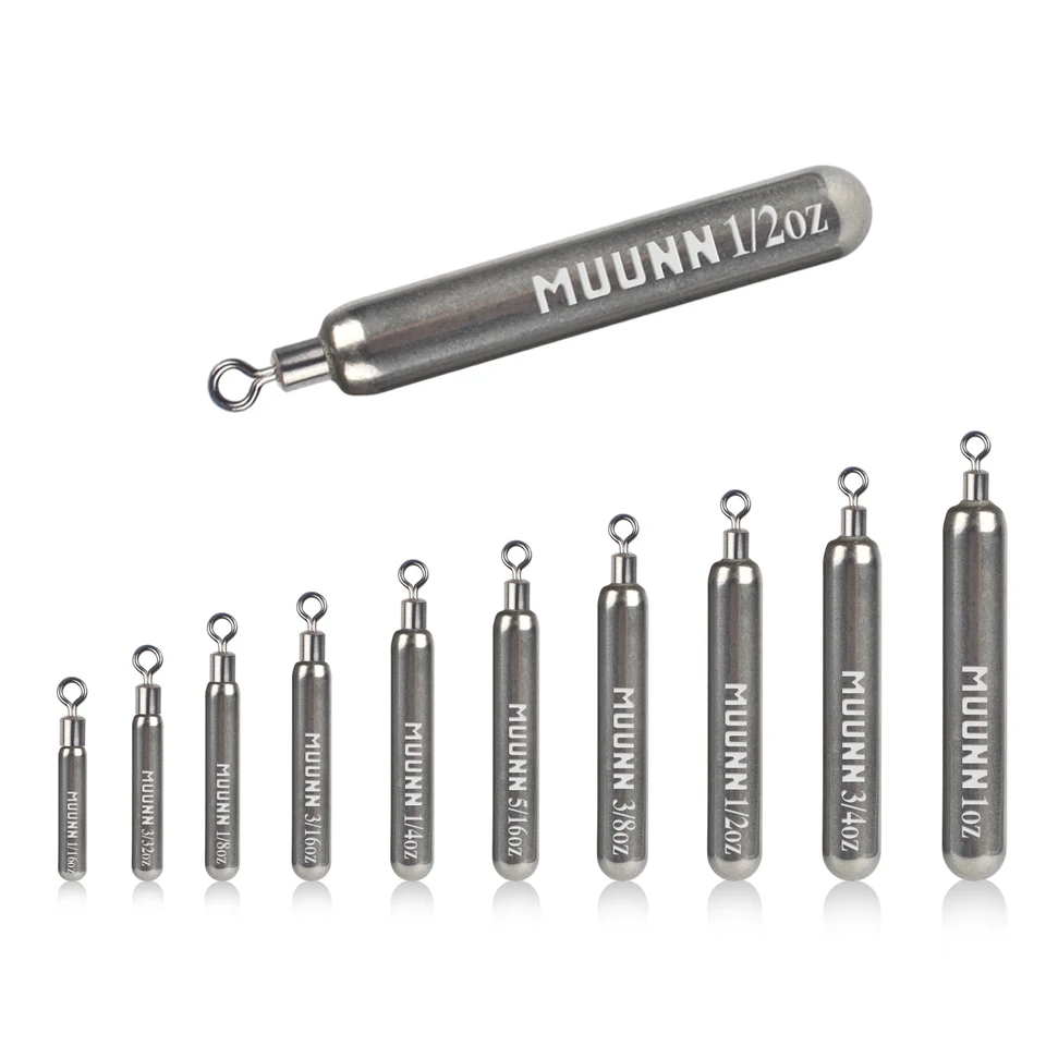 Muunn 10ks volfrámový sinštant, chudá váha výstrelu, Spadáky z Jika 1/16oz-1oz, basový lososový panfish Lure Fishing Accessories