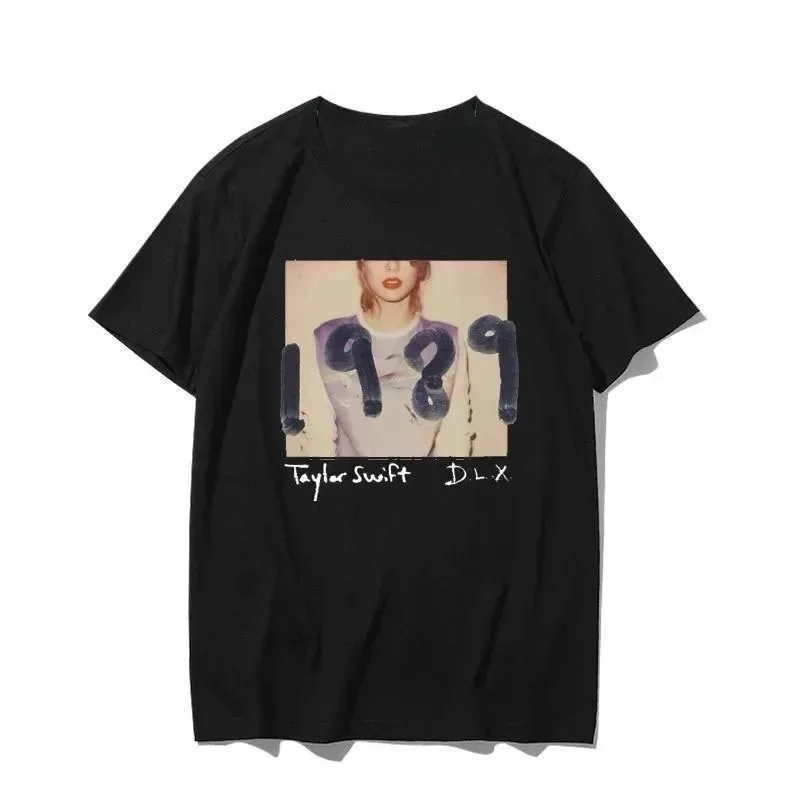 Muž Dámske tričko s krátkym rukávom Priedušné a osviežujúce špičkové módne značka Taylor Swif pre Amaze 1989 TS Trendy Short
