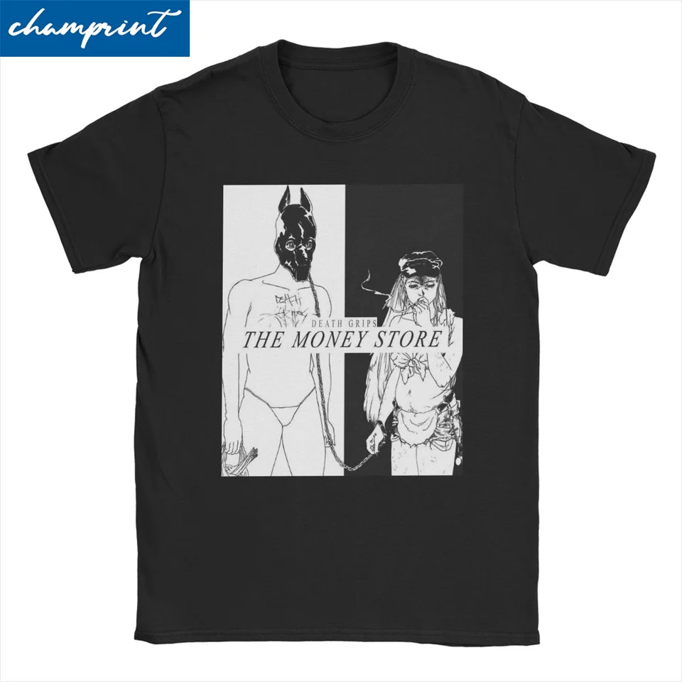 Muž Dámske tričká Smrť Grips The Money Store Casy Pure Cotton Tee tričko s krátkym rukávom Smrť Grips tričko oblečenie leto