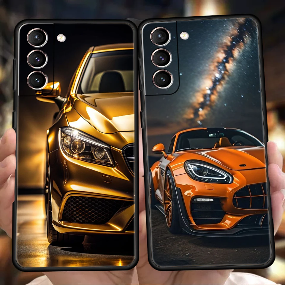 Muž Muži Značka SUV SUV Sports CARLE TELEFÓN PRE SAMSUNG GALAXY S24 S23 S22 S20 S21 Fe Ultra S10E S9 S9 S8 Plus Silikónový kryt 5G