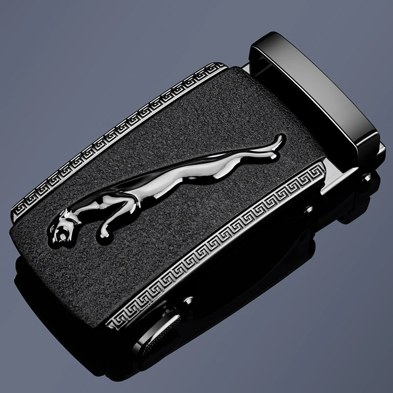 Muži automatické ratchetové príslušenstvo Buckle pre 3,5 cm výmenu opasku na výmenu sponky leopardový vzor módnych pásov