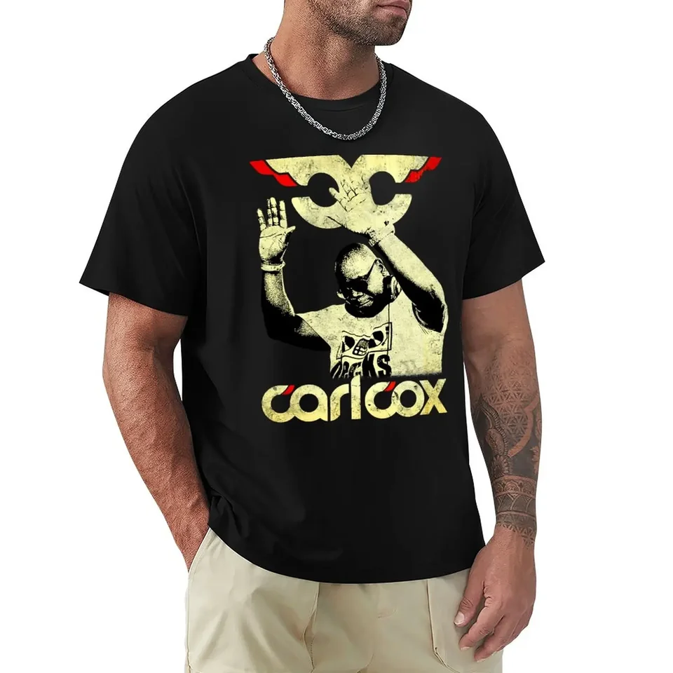 Muži bavlnené vinobranie Carl Cox Grungy starý školský dom
