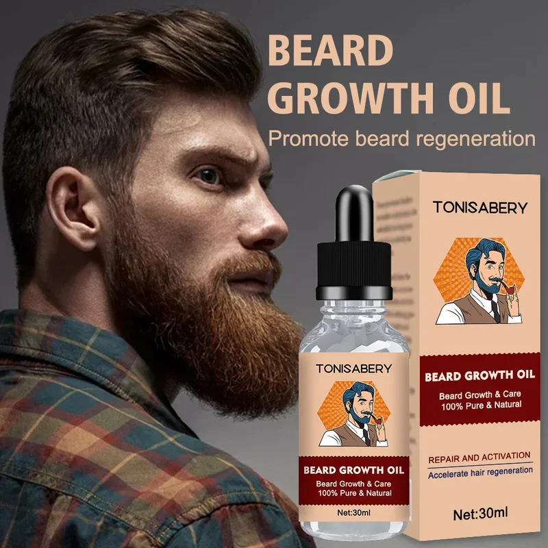Muži brada zvlhčujúci olej prírodný brada Rast Essence Esence Produkty starostlivosti o vlasy brada Rast Hair Rast vyživovanie zosilňovača brada Care