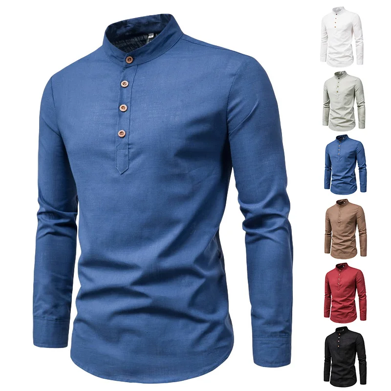 Muži formálne elegantné košeľa s dlhým rukávom bavlnené košele blúzky obchodné spoločenské tričko Muž Normálne šaty košele Top Men