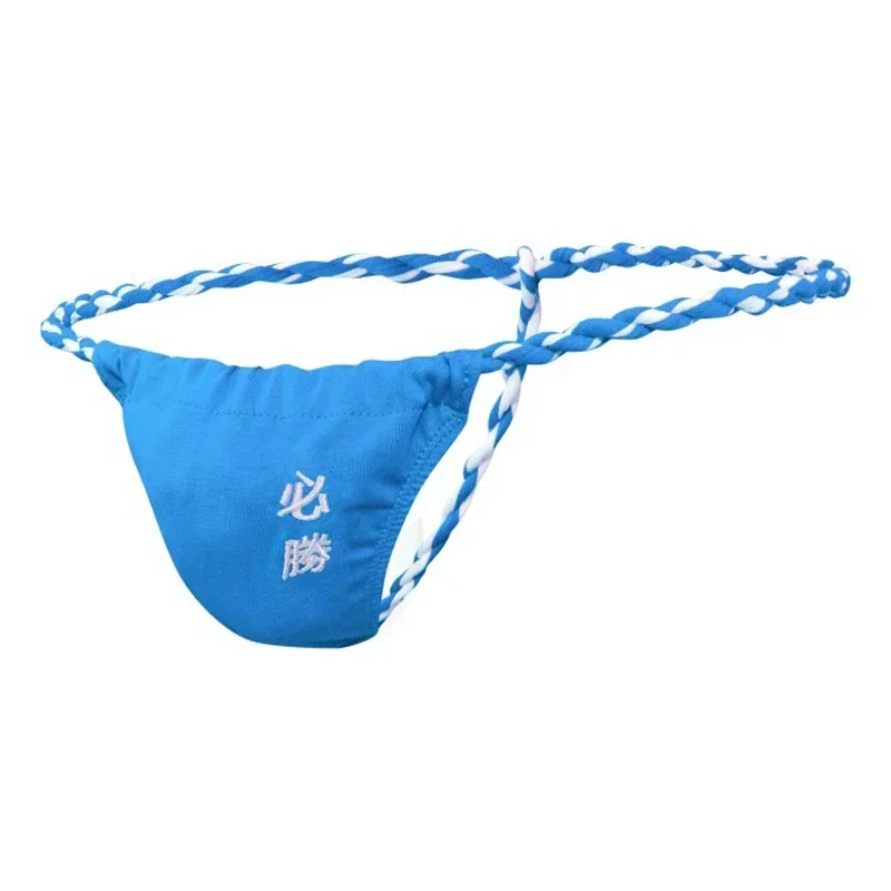 Muži gay tangé g-string jockstrap puzdro spodná bielizeň g-strings homme fondoshi tkanie lana tangá japonské sumo tanga hombre nohavičky