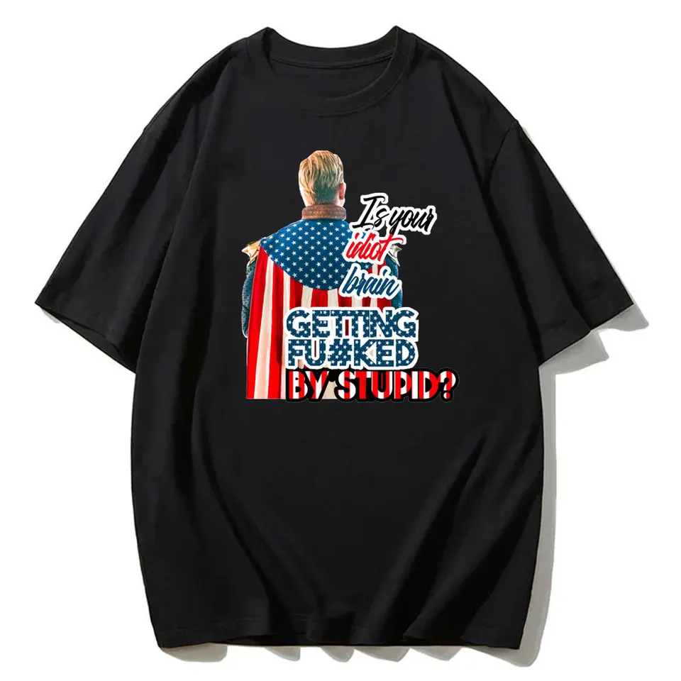 Muži Homelander The Boys Sezóna 4 tričko muži muži The Boyz Vintage Pure Cotton T tričká Summer Crewneck Tee tričko Funny tlač