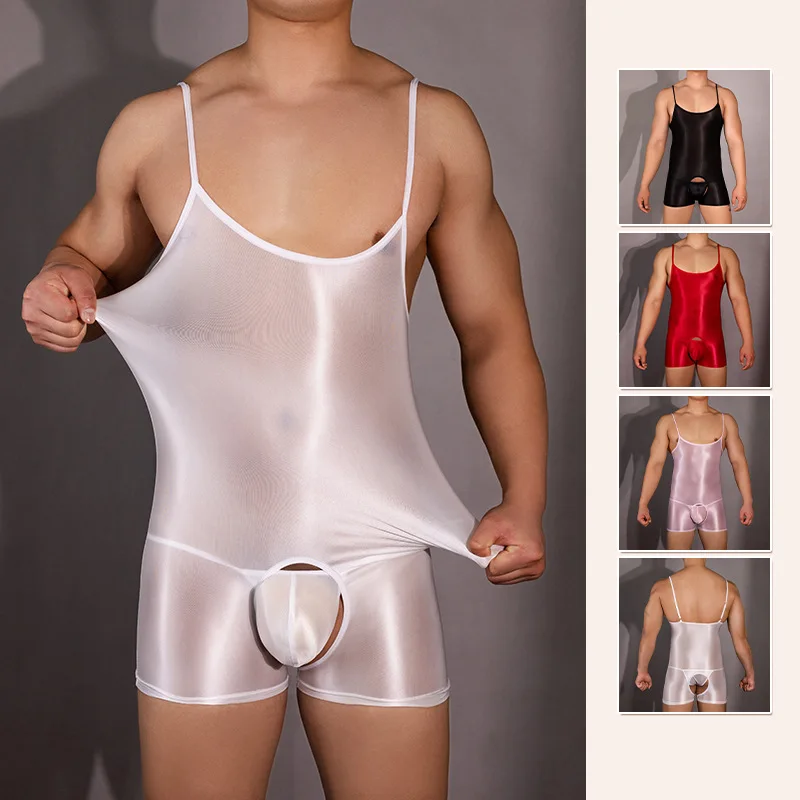 Muži homosexuály s homosexuálom Shapewear High Open Crotch kombinézy Muž Transparentné herné herné panelá