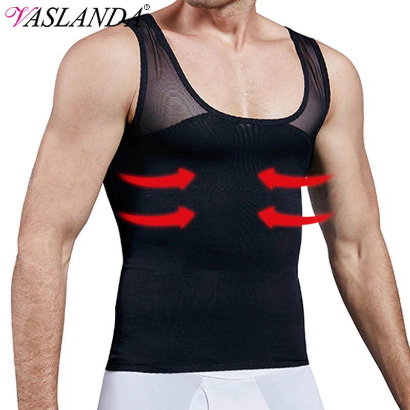 Muži Kompresná tričko Zúrite tela tela shaper postoje bruško ovládanie brucha Shapewear brucho spodná bielizeň spodná bielizeň