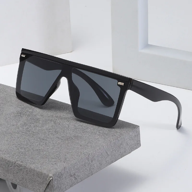Muži, ktorí jazdia na slnečných okuliaroch, nadrozmerný rámec luxusný značka Disigner 2025 Sun Glasses One Piece Square Slnečné okuliare Ženy Športové okuliare
