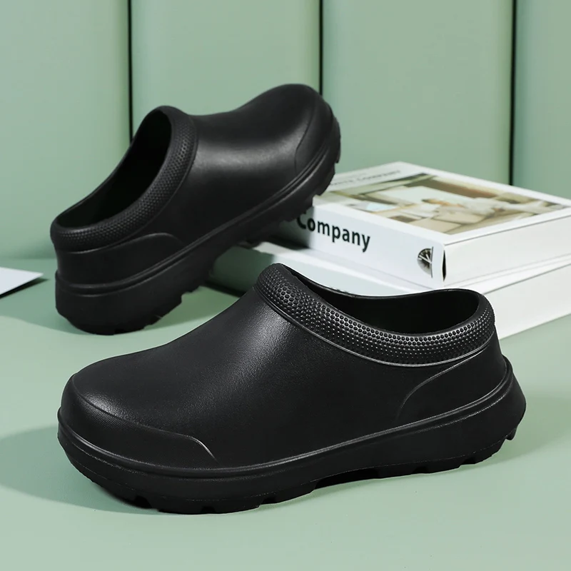Muži letné papuče kuchyne drevá