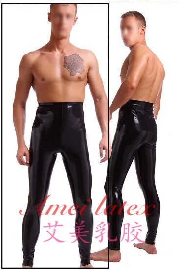 Muži na mieru vyrobené na mieru latexové nohavice
