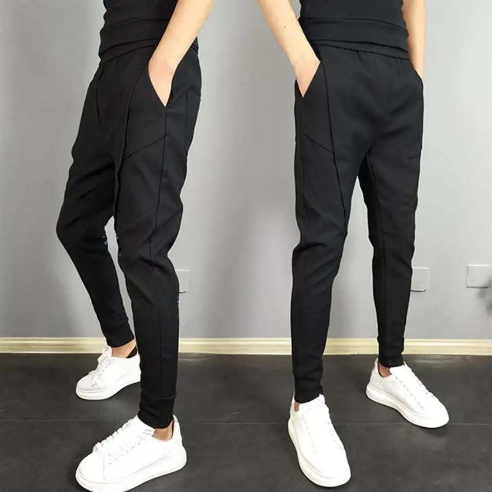 Muži nohavice Slidná farba Slim Fit Pánske nohavice Nové jarné jesenné nohavice Pantalone Hombre Stretch Classic Business Pants Men