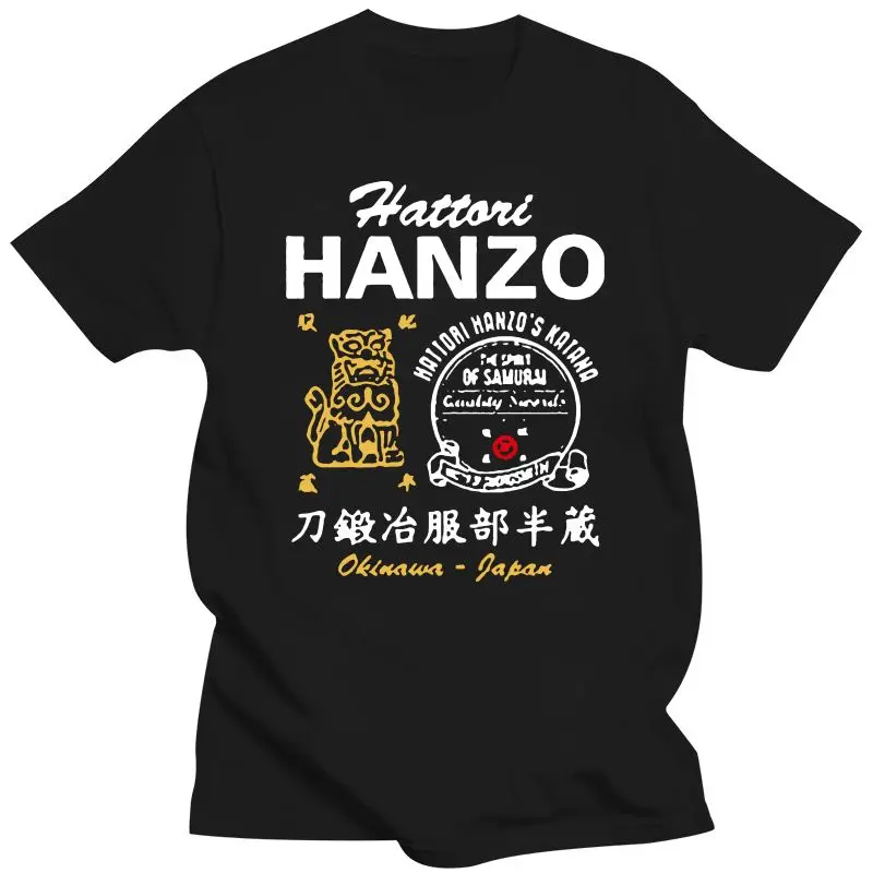 Muži oblečenie zabíjajú Bill Hattori Hanzo Ninja Samurai Katana Swordsmith Japonsko módne móda horúce tričko TEES Streetwear