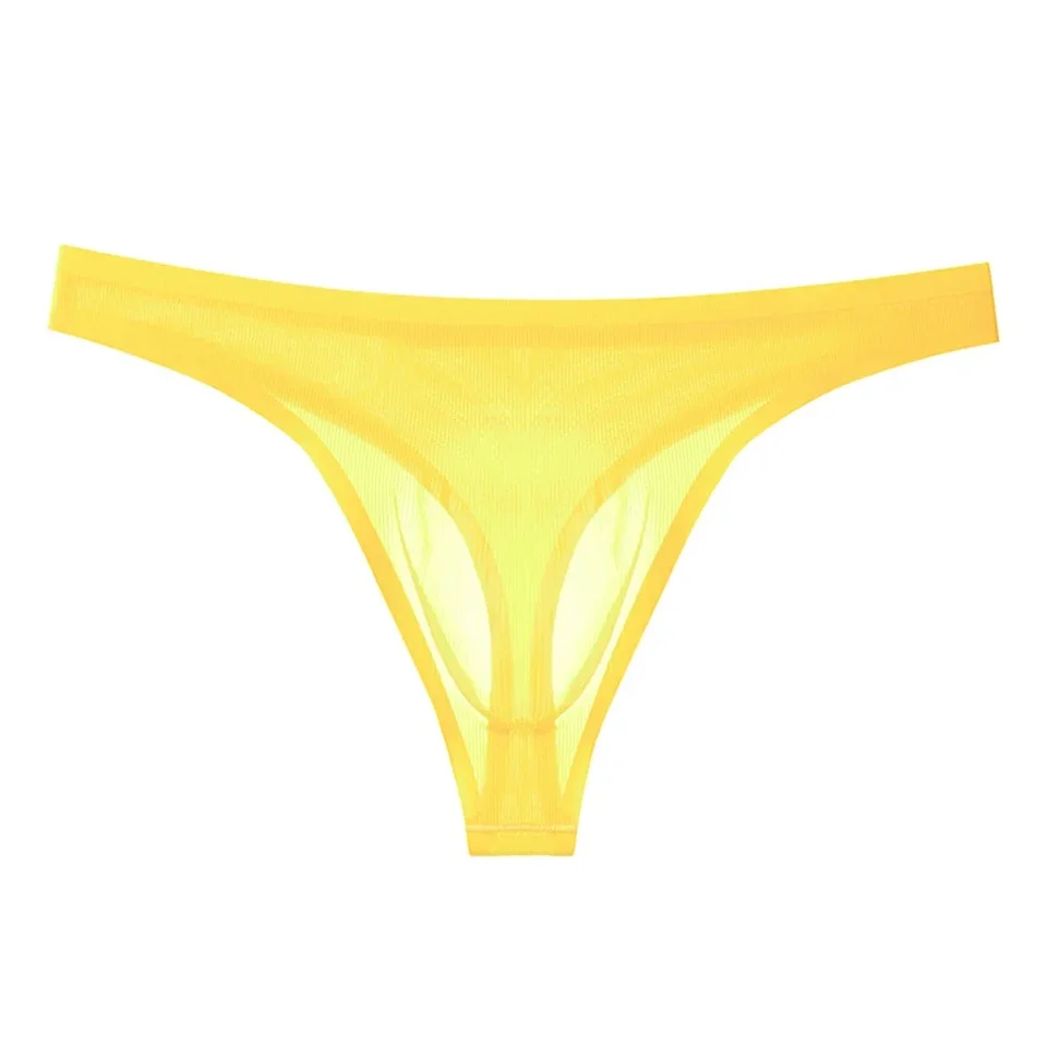Muži plynulé číre bikiny vydutie vrecka G-String Režiséry Spodná bielizeň spodnú bielizeň plus veľkosť ľahkých pevných mužov