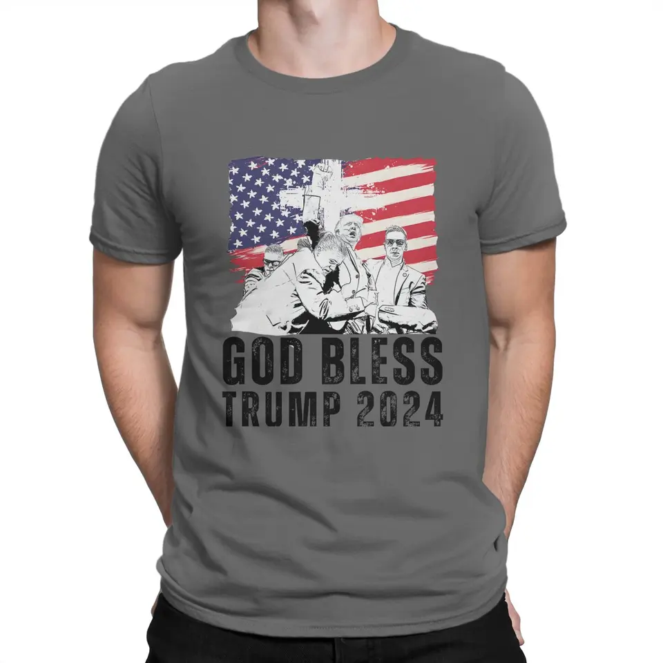Muži požehnajte tričko T-Trumps bavlnené oblečenie Funny s krátkym rukávom okrúhly krk odpaliská darček nápady tričká